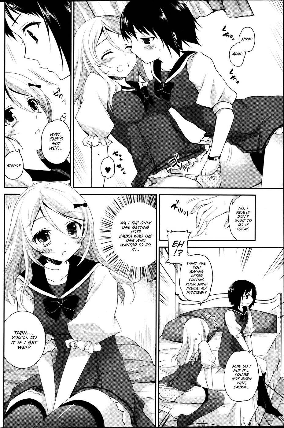 Hentai Manga Comic-Watashi to kanojo ha kisu wo suru-Read-9